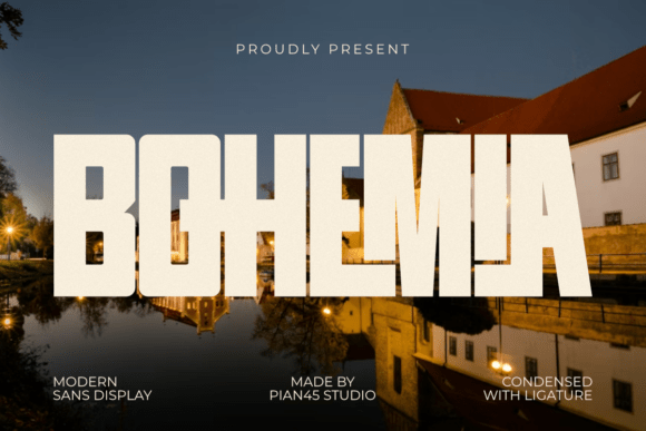 Bohemia: A Modern Sans Display Font with European Elegance