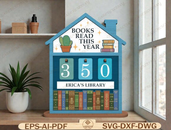 Books Read Tracker Laser Cut File: A Creative Way to Track Your Reading Journey