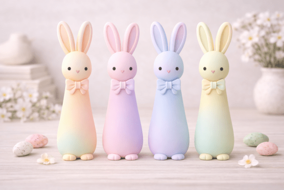 Easter Bunny Rabbit Decor STL