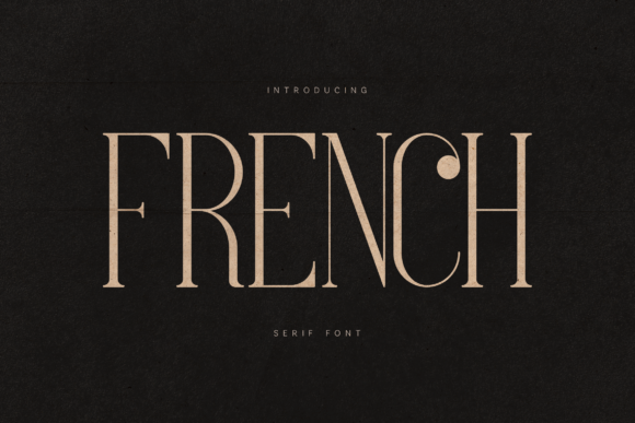 French Typeface for Elegant Design