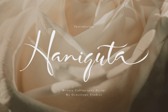Haniquta: A Font That Speaks Grace and Elegance