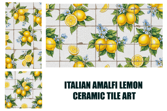 Italian Amalfi Lemon Ceramic Tile Art: A Timeless Design for Modern Creativity