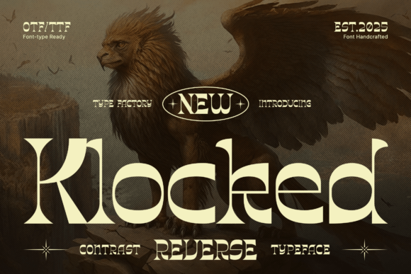 Klocked: A Bold Retro Typeface for Creative and Professional Use