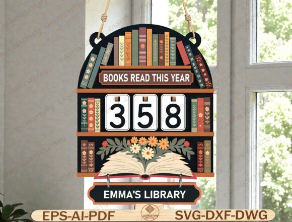 Library Reading Tracker Laser Cut File: A Creative Tool for Tracking Literary Milestones