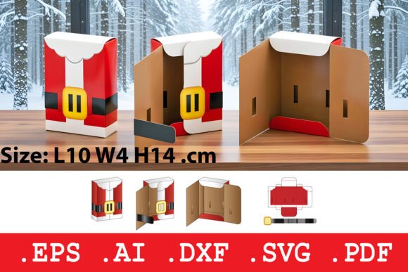 Santa Claus Suit Gift Box Template: A Strategic Tool for Holiday Branding and Customer Experience