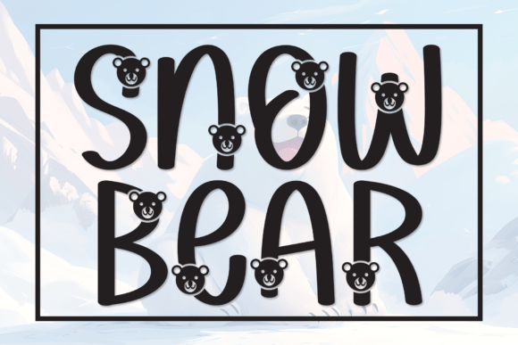 Snow Bear Font: A Playful and Winter-Inspired Typography for Creative Projects