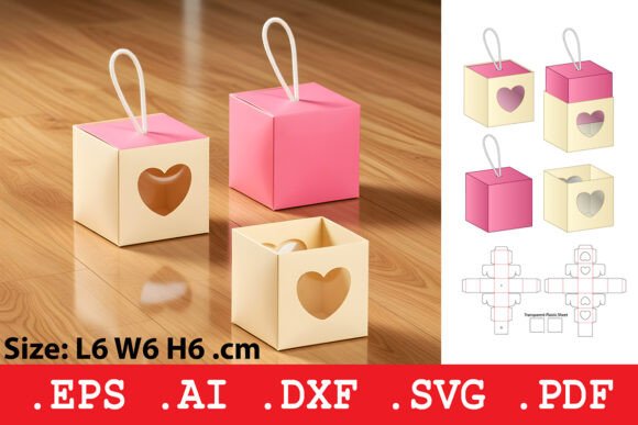 Square Heart Window Hang Box: A Versatile Packaging Solution for Creative and Commercial Needs