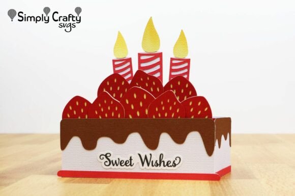 Strawberry Cake Card SVG: A Sweet and Stylish Way to Celebrate