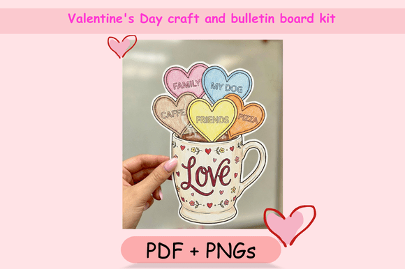 Valentine's Day Love Mug Craft Kit